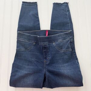SPANX Distressed Ankle Skinny Jeans - Size Medium